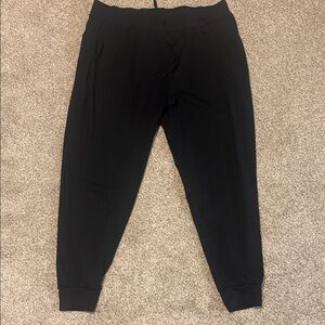Black Drawstring Jogger Pants | Athleisure Sweatpants | Relaxed Fit